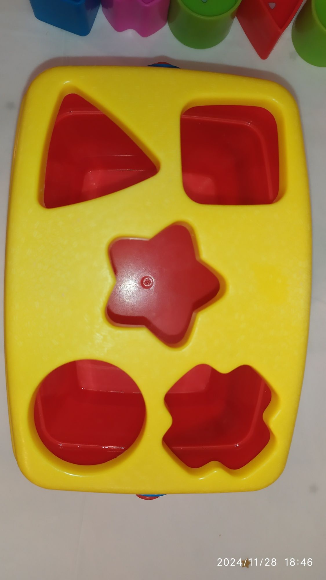 Sorter wiaderko Fisher Price w oryginalnym pudełku
