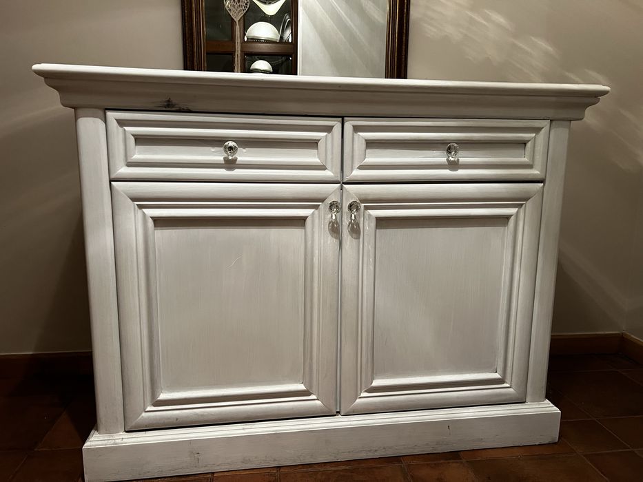 Drewno lite dębowa komoda drewno naturalne dąb