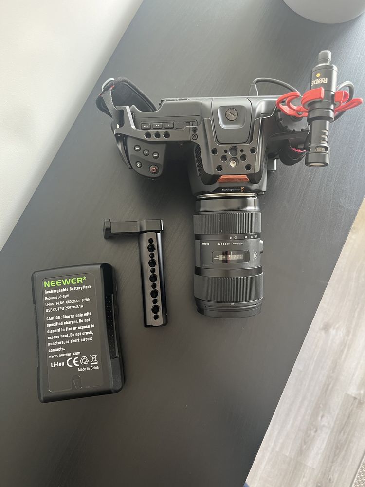 BMPCC 6K PRO + SIgma 18-35 + Extras