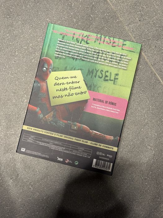 Clube de combate - dvd com edição de capa Deadpool