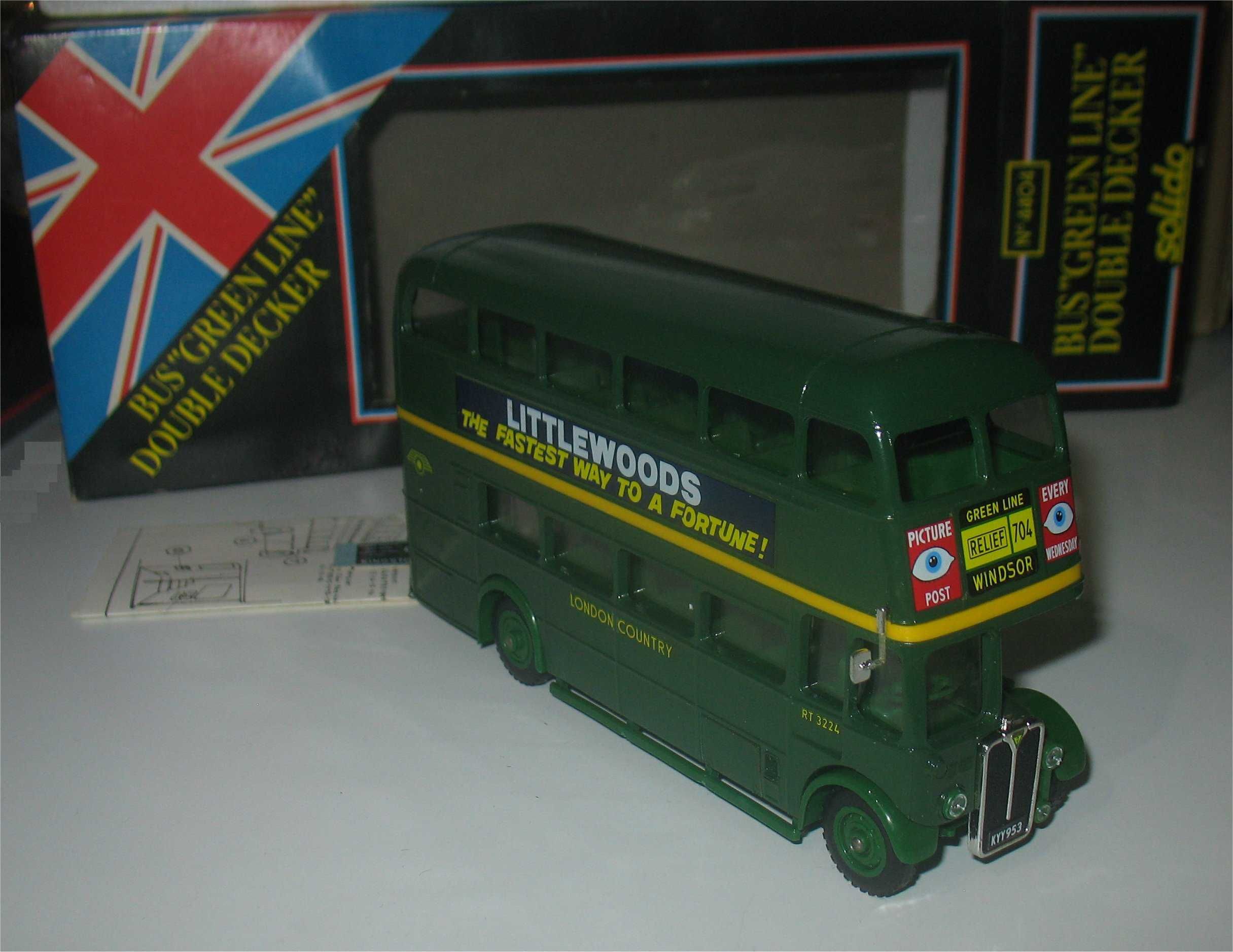 Solido - Autocarro Green Line Double Decker