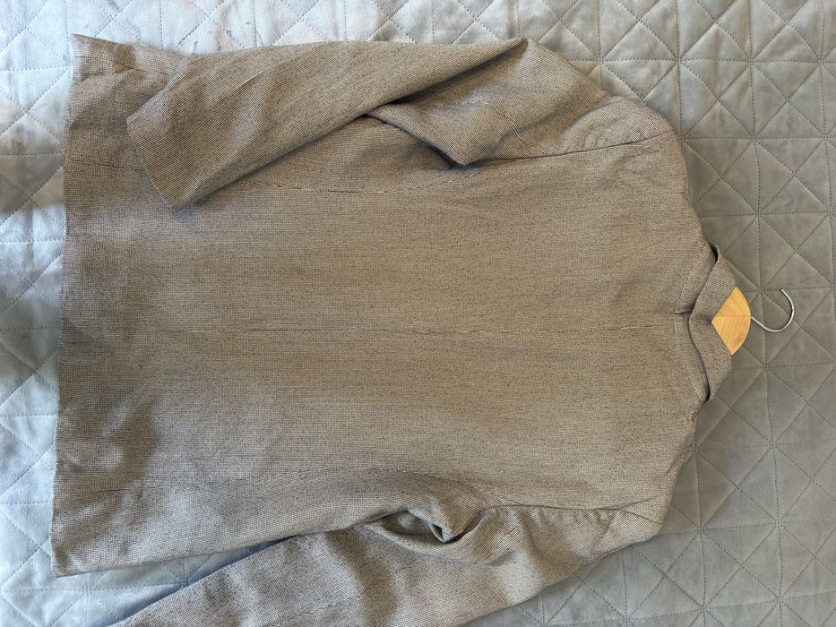 Женский пиджак в клетку