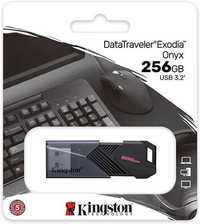 флешка USB Kingston DT Exodia Onyx 256 ГБ Black 3.2 Gen(DTXON/256GB)