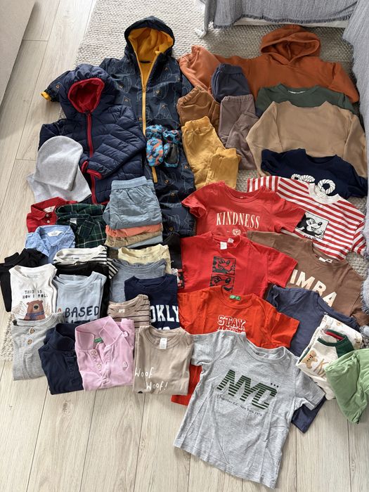 Ubranka dla chlopca rozmiar 98-104