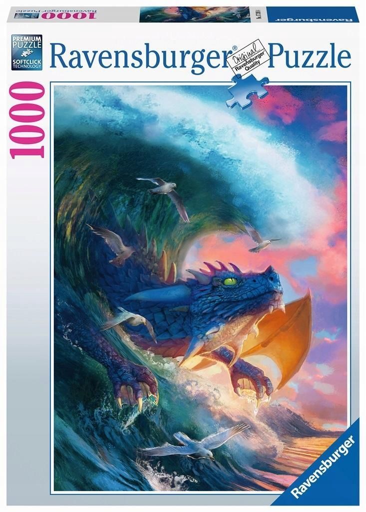 Puzzle 1000 Wyścig Smoków, Ravensburger