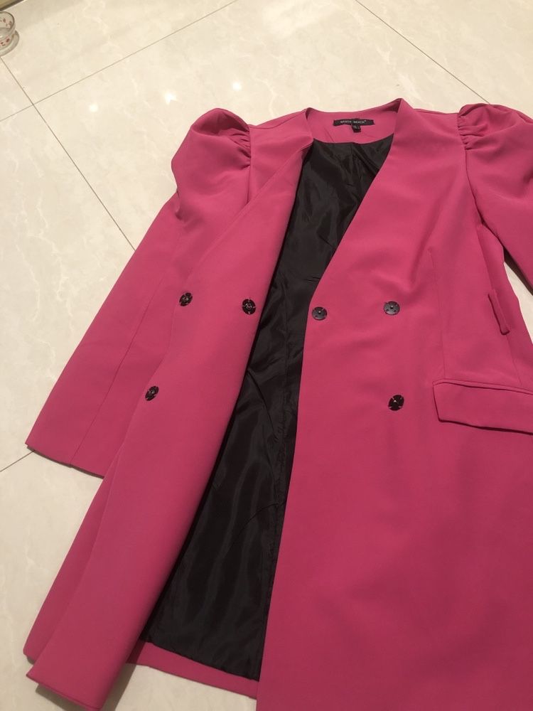 Платье пиджак фуксия в стиле Zara Barbie