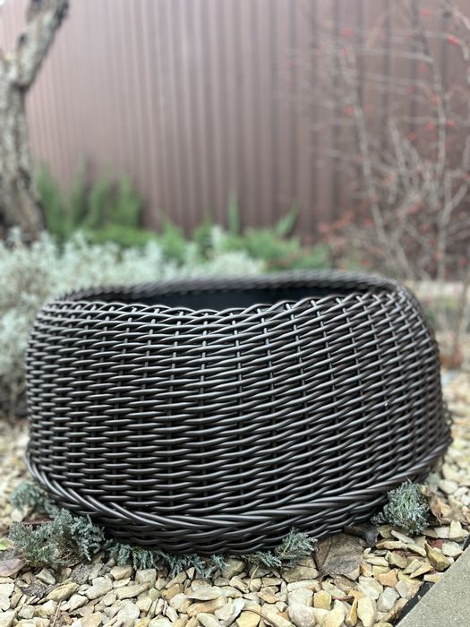 Кошик під ялинку,юбка под елку,плетеная корзина под елку