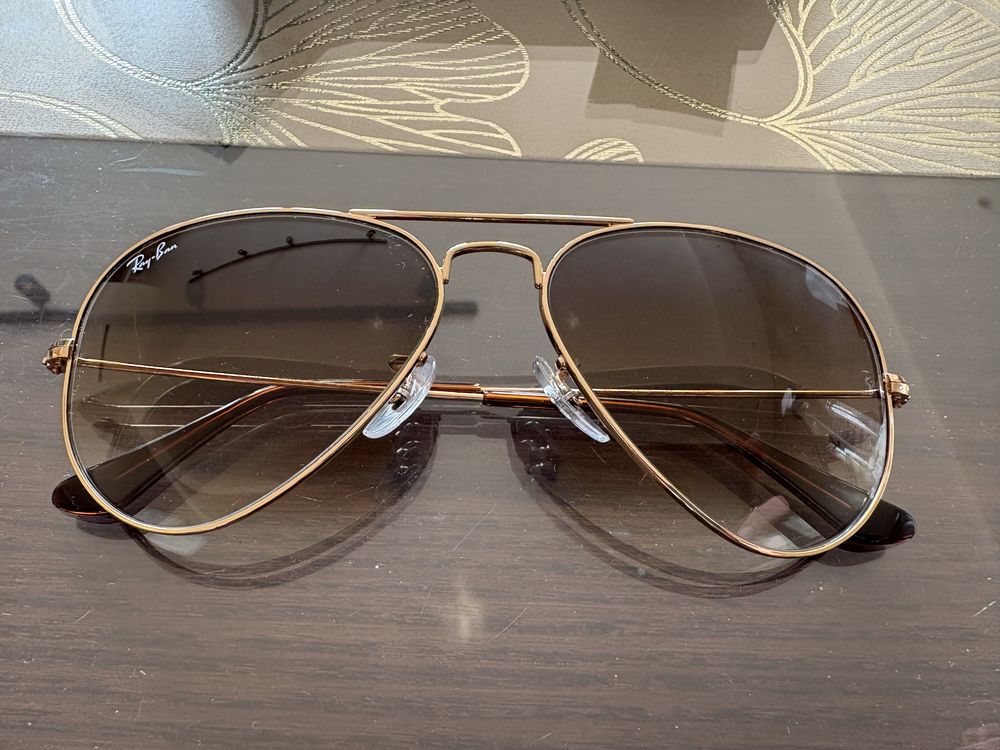 Okulary Ray Ban damskie zlote oryginalne nowe