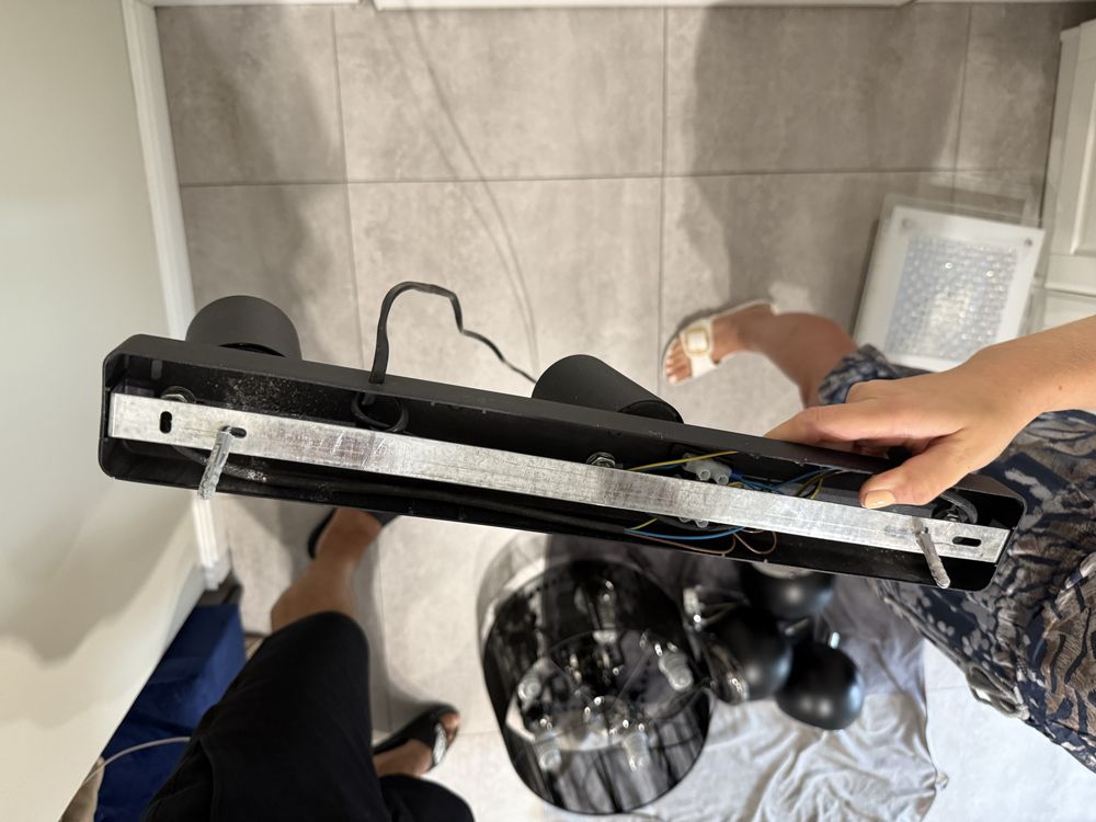 Lampa sufitowa na 3 zarowki gu10