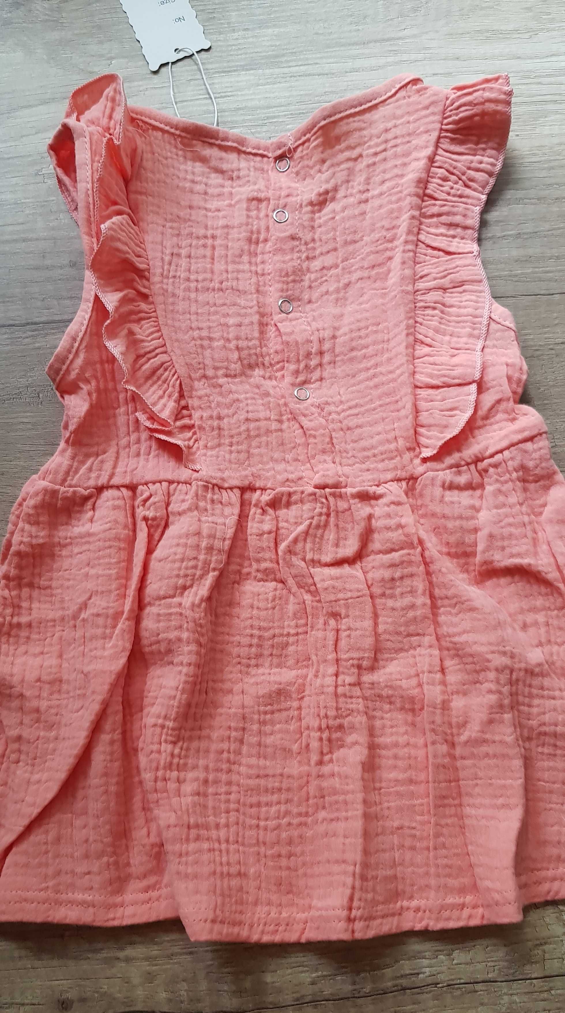 Sukienka z muślinu r. 110