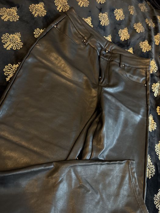 Spodnie Calzedonia M czarne woskowane