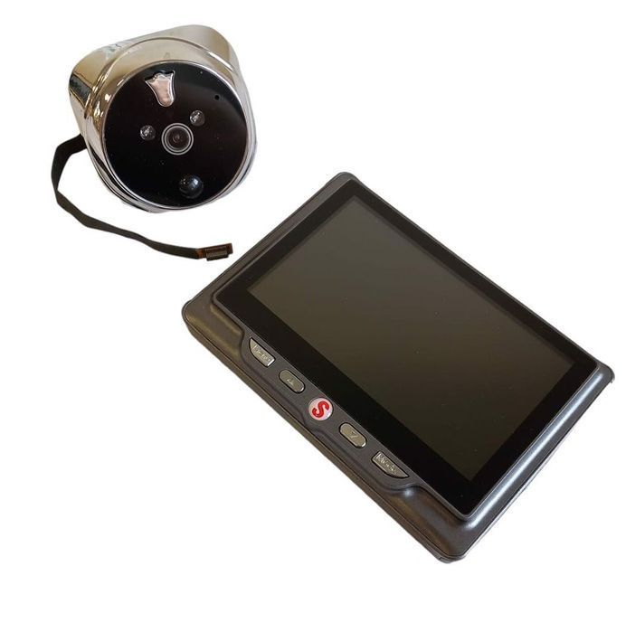 kamera wideodomofonowa 3-krotny zoom ekran lcd