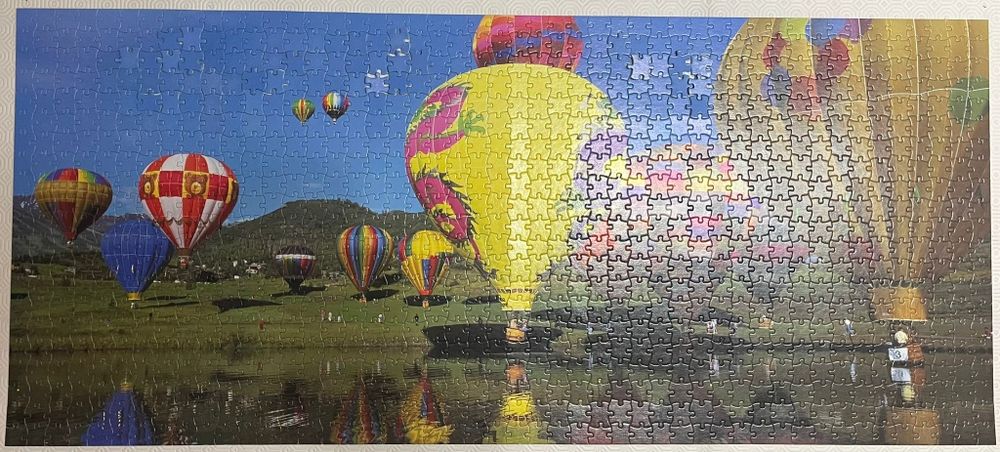 Puzzle panorâmico de 1000 peças