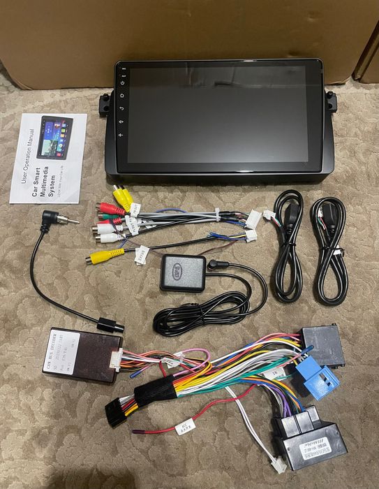 Android BMW E39 E46 E53 E38 9 дюймів IPS 2/32gb GPS Wifi BT Usb