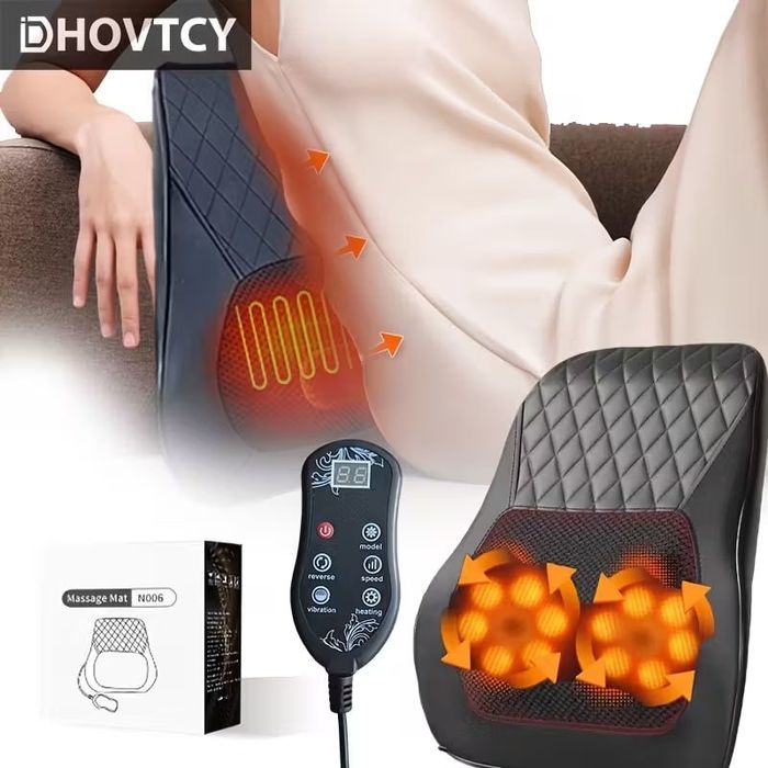 Подушка масажер для шиї, спини та всього тіла на акумуляторі