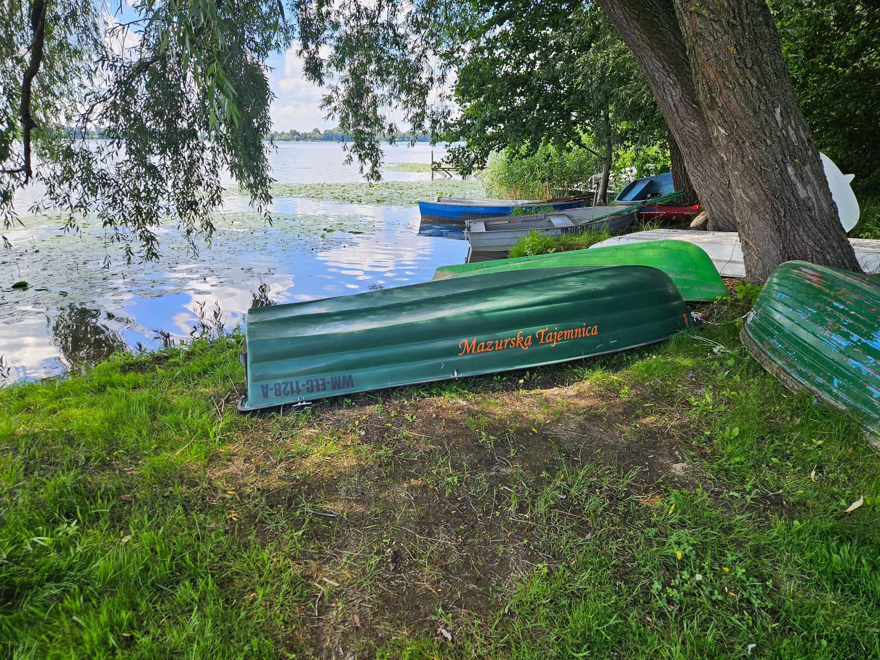 2025/ Mazury/ Domek 6 os./ plaża350m/ Łódka na plaży