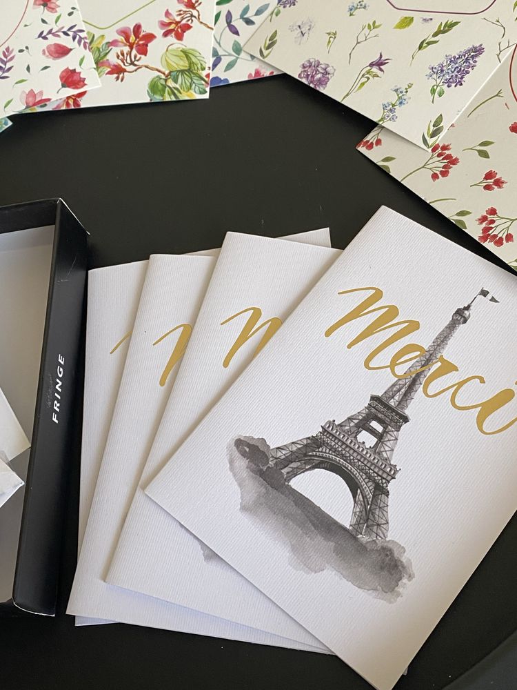 Набір подарункових листівок з конвертами(франція)+відкритки-афірмації