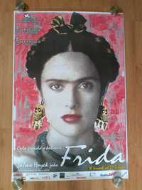 Plakat filmowy FRIDA/Salma Hayek/Oryginalny plakat kinowy z 2003 roku.