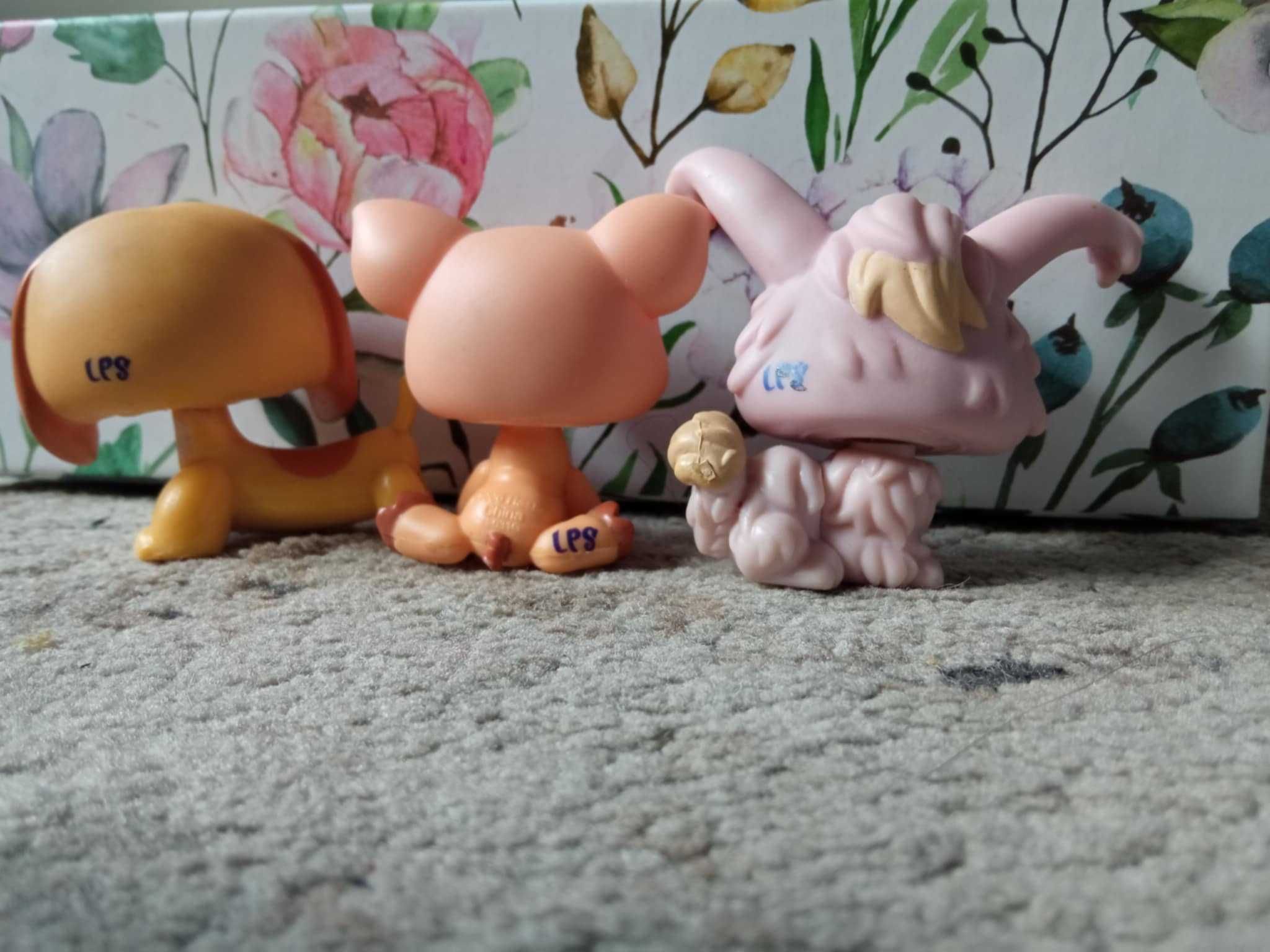 littlest petshop figurki 3 szt