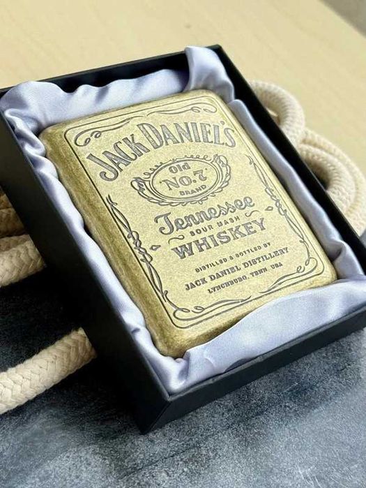 Papierośnica pudełko metalowe retro vintage box Jack Daniels whiskey