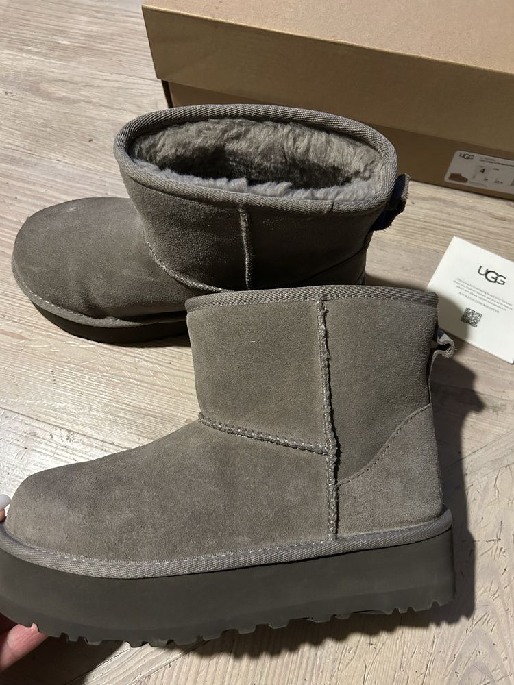 Ugg classic mini platform buty na platformie oryginalne podwyższone 36