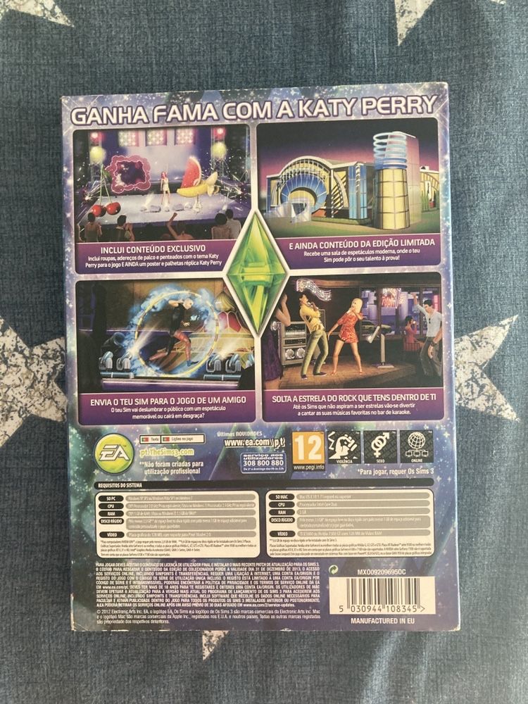 Sims 3 “Showtime Katy Perry” Edição de Colecionador