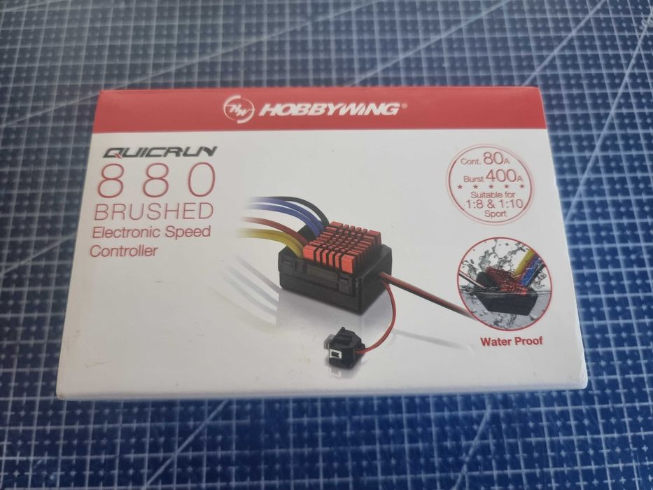 ESC Hobbywing 880 Quikrun + programador de cartão