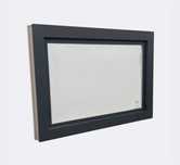 Antracyt Okna na wymiar gospodarcze 100x70 + siatki ASF Producent