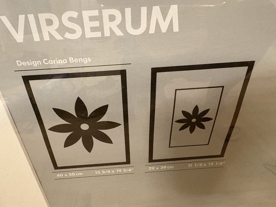 Ikea ramki do zdjec biale Virserum
