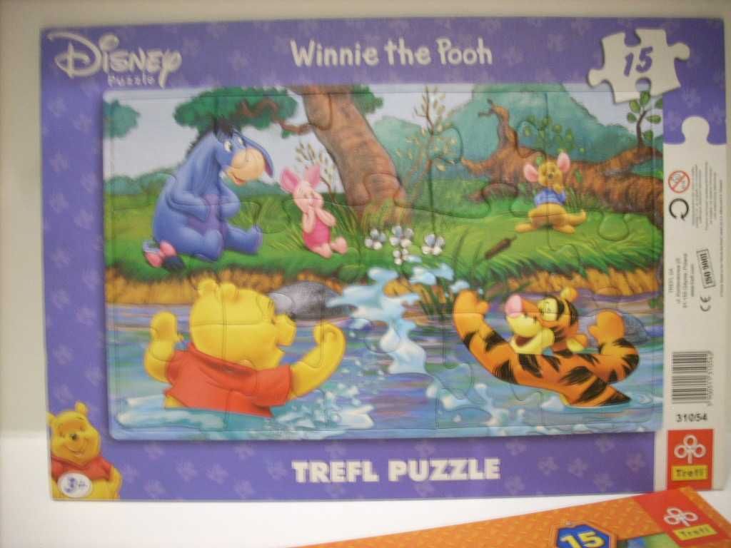 TREFL puzzle dla dzieci Disney Bob Budowniczy Miś Puchatek i Przyjacie