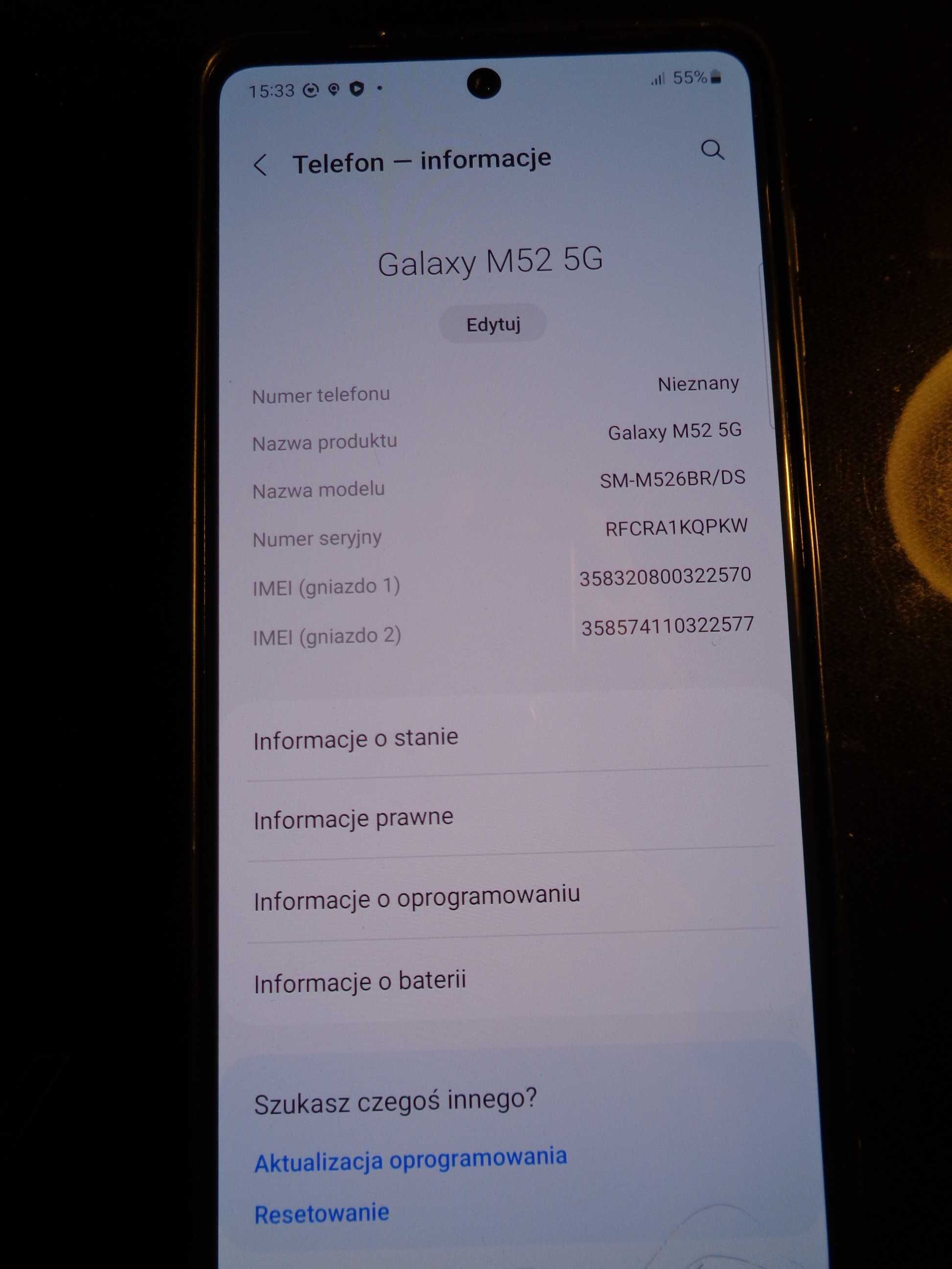 SAMSUNG Galaxy M52 5G 6,7" 6+2/RAM/128GB, 120Hz