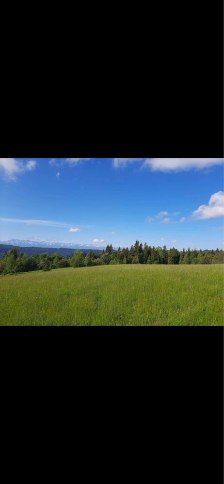 Sprzedam działkę w górach z widokiem na Tatry