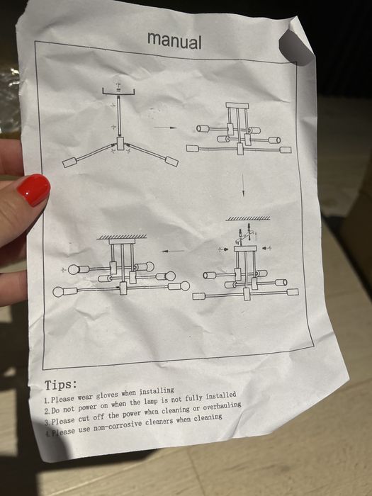 Lampa sufitowa czarno zlota