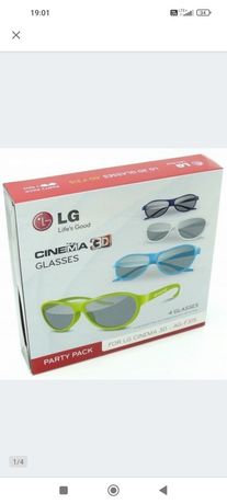 Nowe LG AG-F315 3D Party okulary Cinema 3D