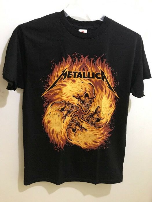 NEW Metallica Коллекционная футболка чёрный М 100% оригинал T-shirt