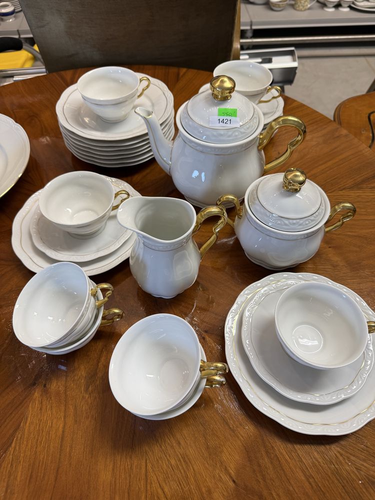 Kehschezer bavaria Serwis porcelanowy herbata trio środek stołu 1421