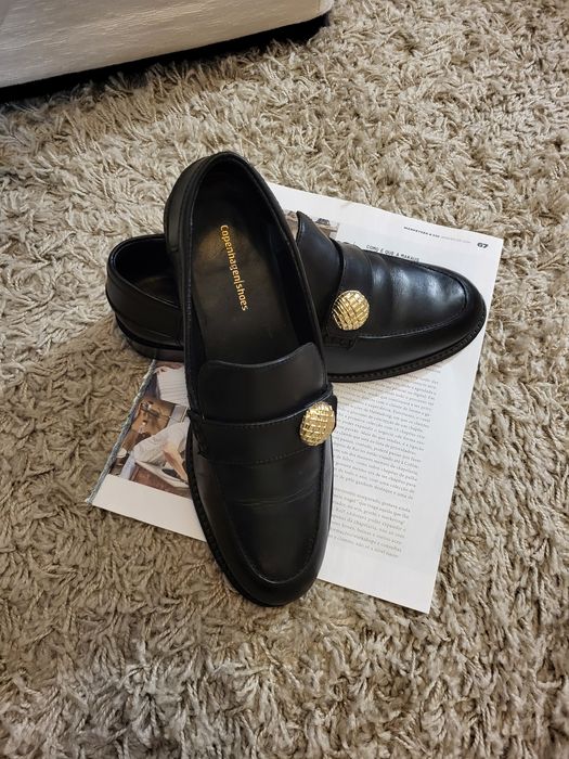 Sapatos de mulher, pele genuína, marca Copenhagen