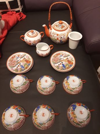 Conjunto antigo de Chá chinês