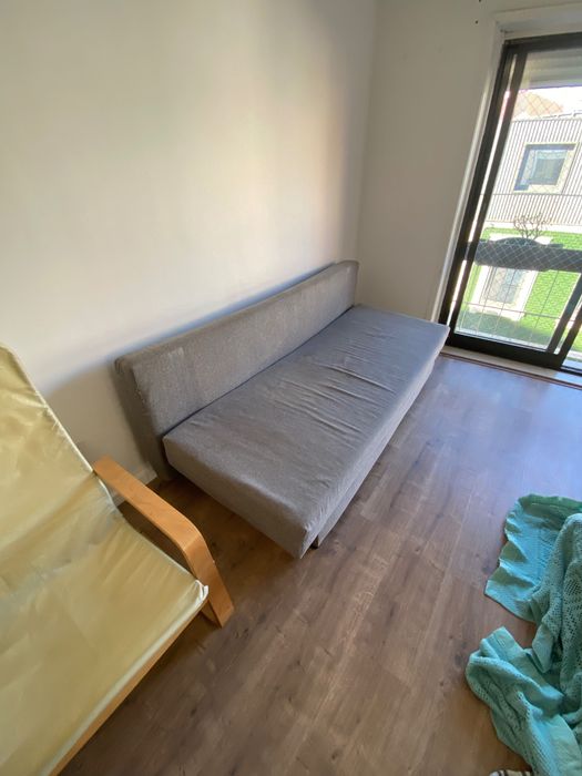 Sofa Cama com sinais de uso mas utilitário