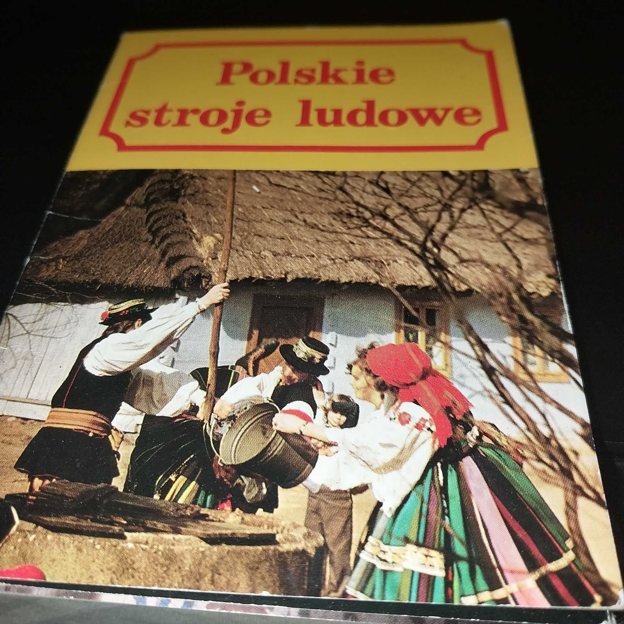 Komplet pocztówek Polskie stroje ludowe