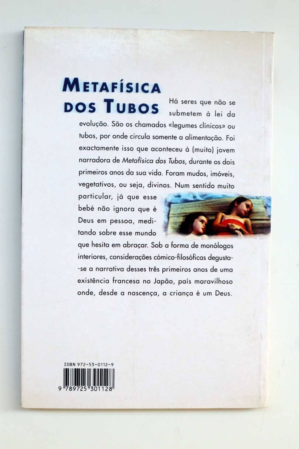 Livro Metafisica Tubos de Amelie Nothomb