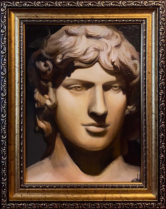 Картина «Нарцис», олія, 18х24 см