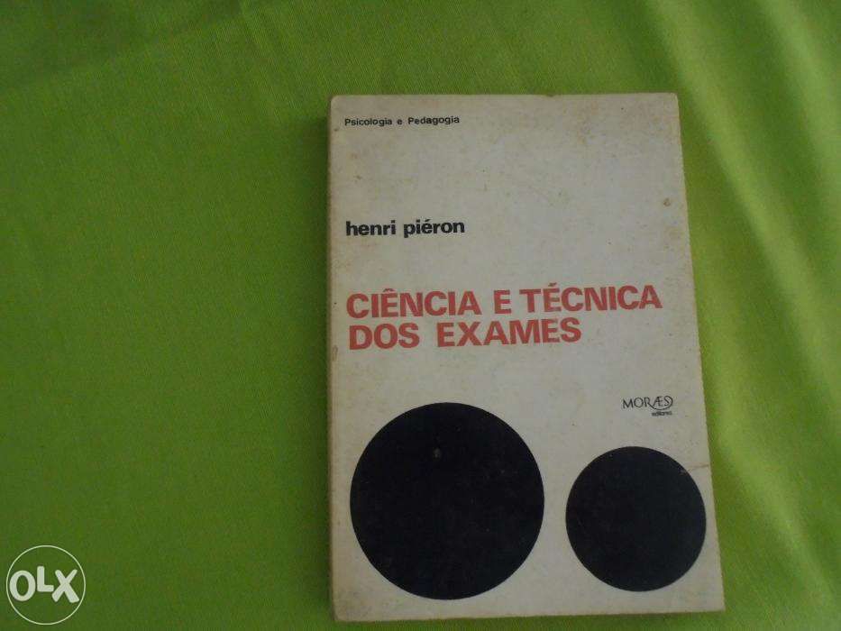 Livro Ciência e Técnica dos Exames de Henri pieron