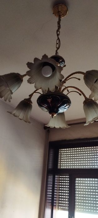 Candelabro em limoge vintage