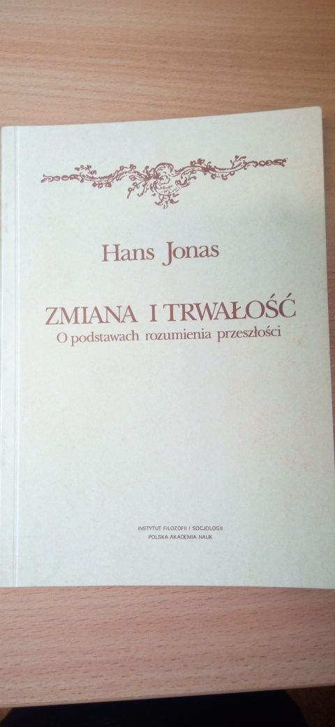 Zmiana i trwałość Hans Jonas

Autor: H Jonas