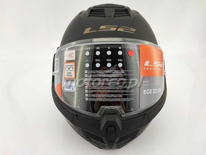 WYPRZEDAŻ Kask Szczękowy Blenda LS2 FF906 ADVANT Mat Black