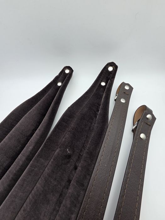 Włoskie pasy nośne do akordeonu brown/welur 120b L10