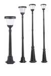 Nowoczesne lampy solarne MD SOLAR – czas świecenia do 12h, aluminium