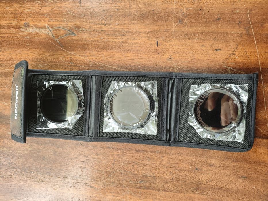 Комплект фільтрів нейтральної щільності Neewer 52мм: ND2,ND4, ND8.