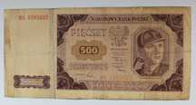 500 złotych 1948 rok.